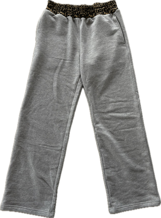 Grey Cheetah Sweats